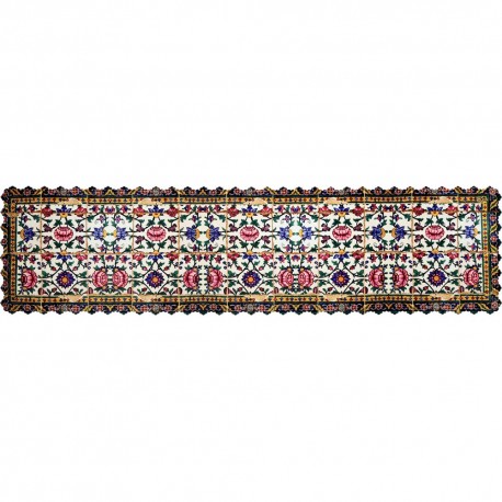 رانر رومیزی مستطیل مخمل سنتی ۳۰۲۸