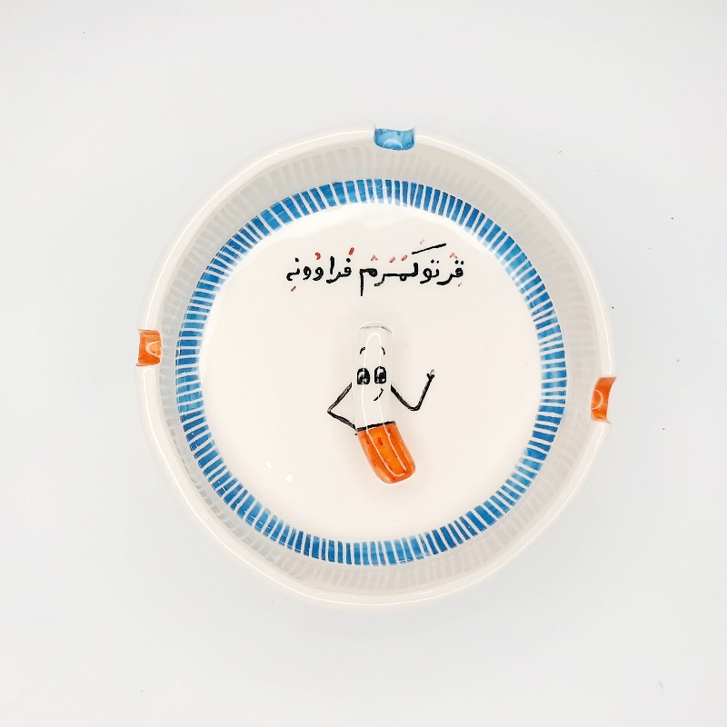 زیرسیگاری دستساز نقش برجسته کد ۰۱
