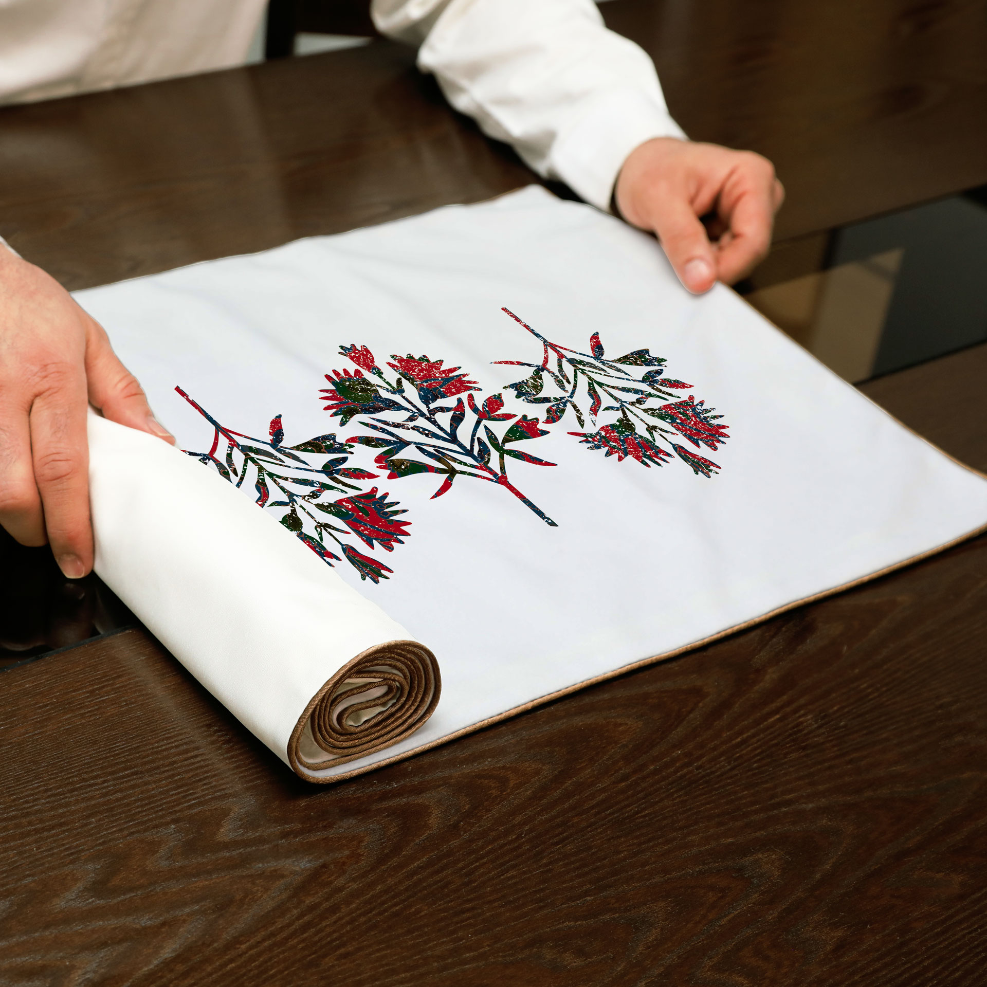 رانر مخمل آستردار کد R135-۱۴