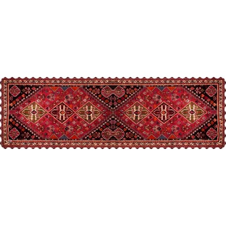 رانر رومیزی مستطیل مخمل سنتی قشقایی ۳۱۰۱
