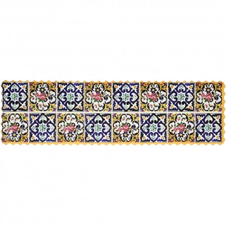 رانر رومیزی مستطیل سنتی مخمل کد ۳۰۲۷