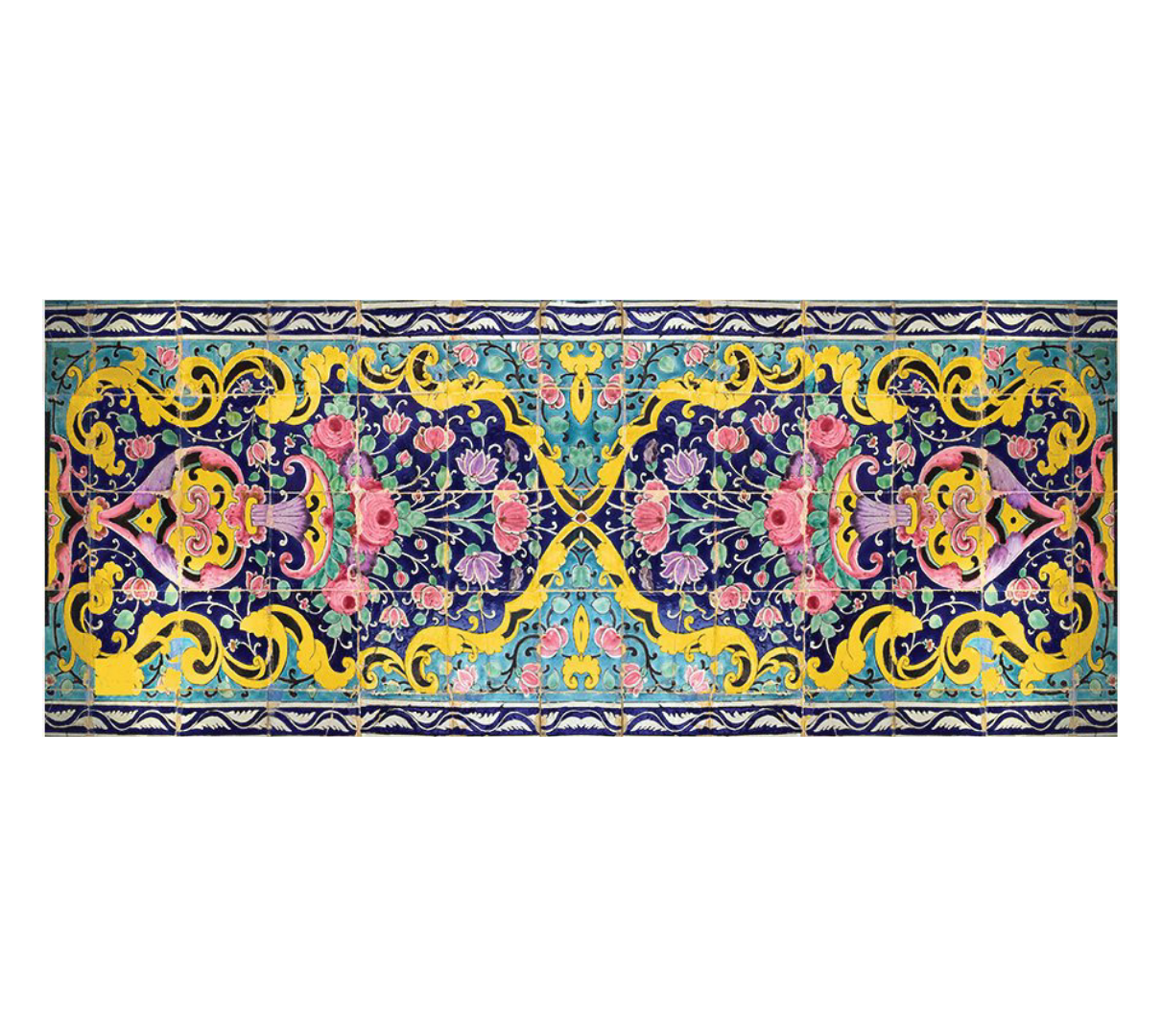 رانر رومیزی مستطیل مخمل سنتی 3029