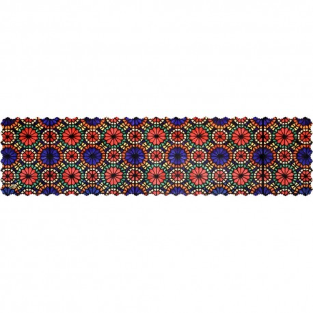 رانر رومیزی مستطیل سنتی مخمل 3236