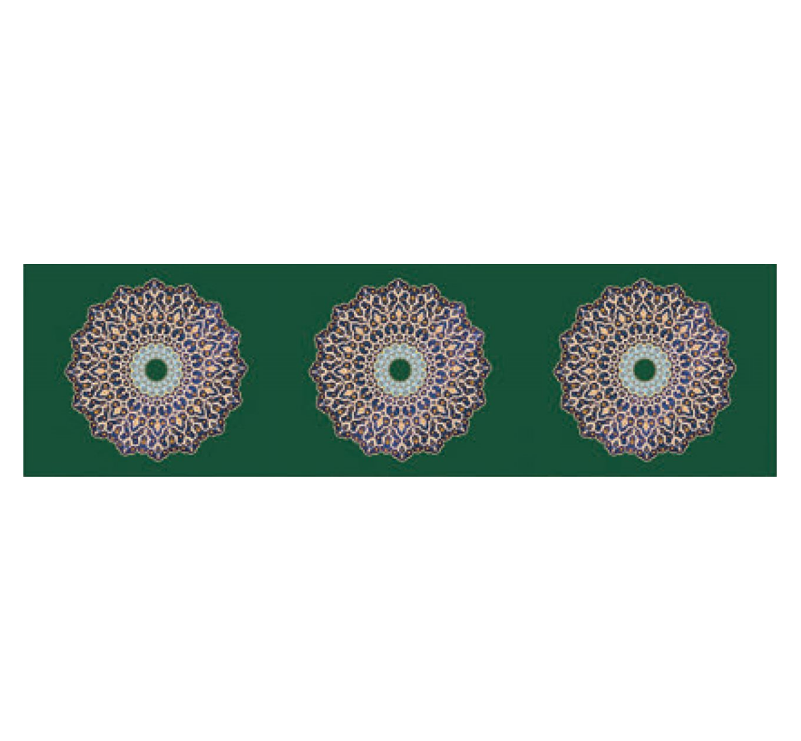 رانر رومیزی مستطیل مخمل سنتی ۱۱۱۴
